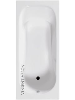 Ванна чугунная Vinsent Veron Aura VAU1808045 180x80см без отверстий для ручек